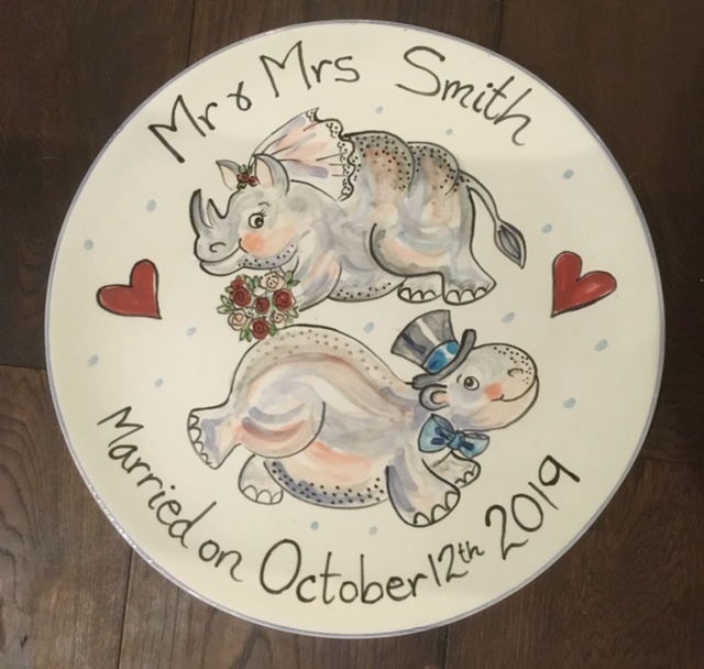 https://www.kateglanville.com/wp-content/uploads/2014/05/fun-mr-and-mrs-hand-painted-wedding-plate.jpg